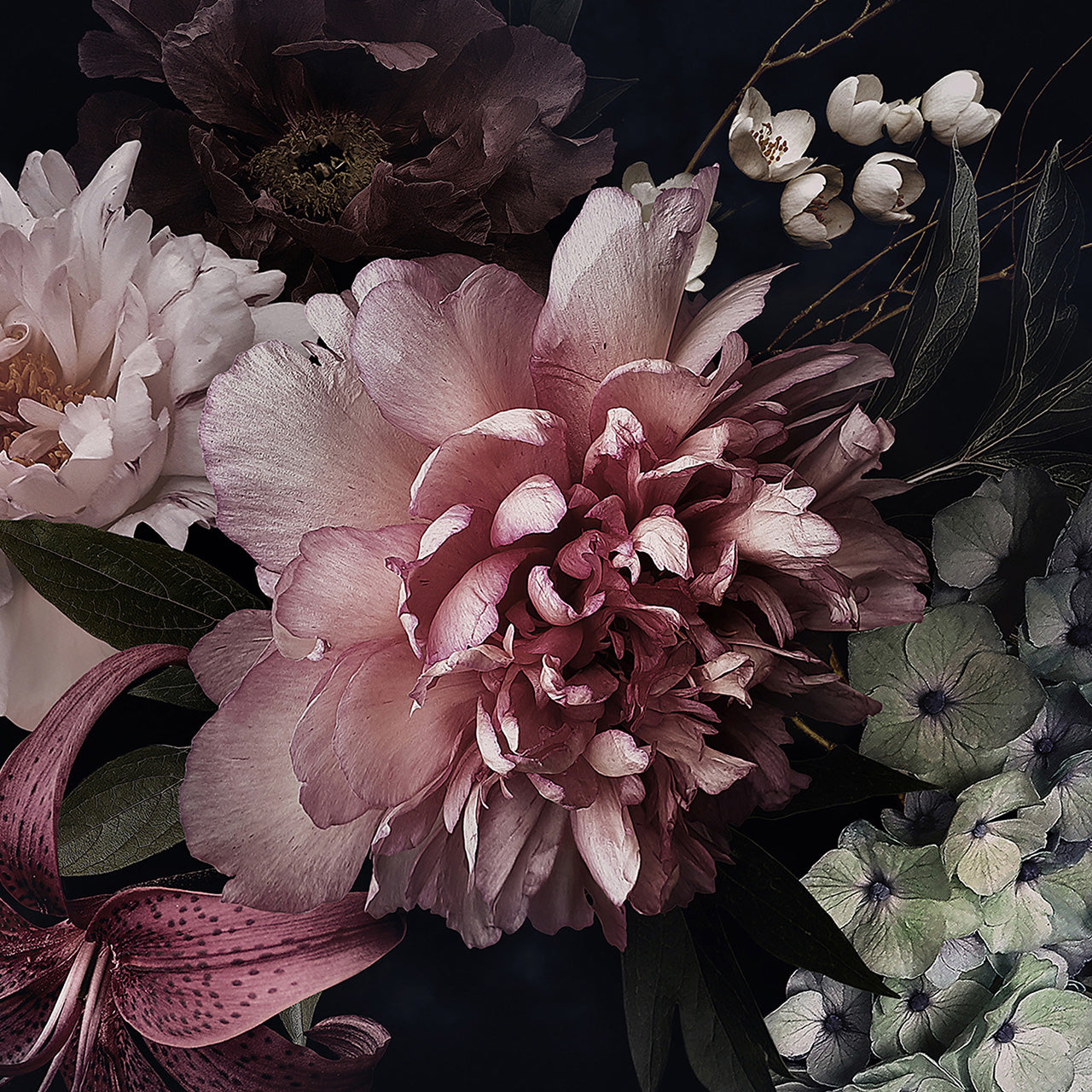 Canvas Print Hübsches Blütenbouquet IV