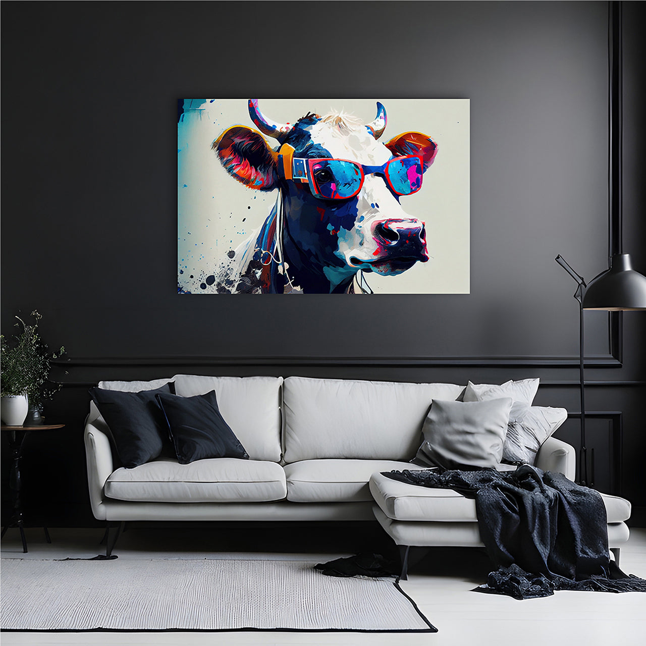 Canvas Print Coole Kuh