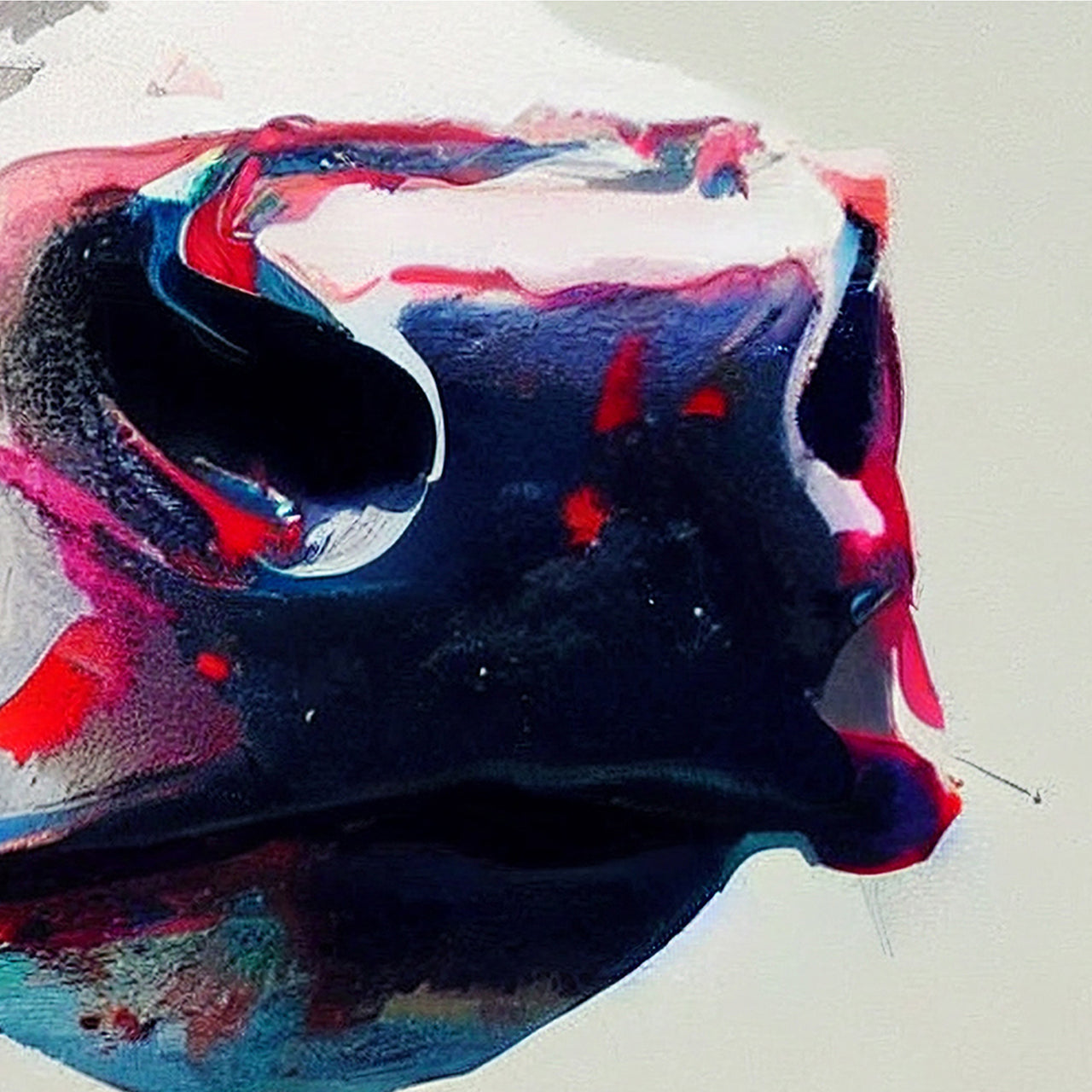 Canvas Print Cool Cow