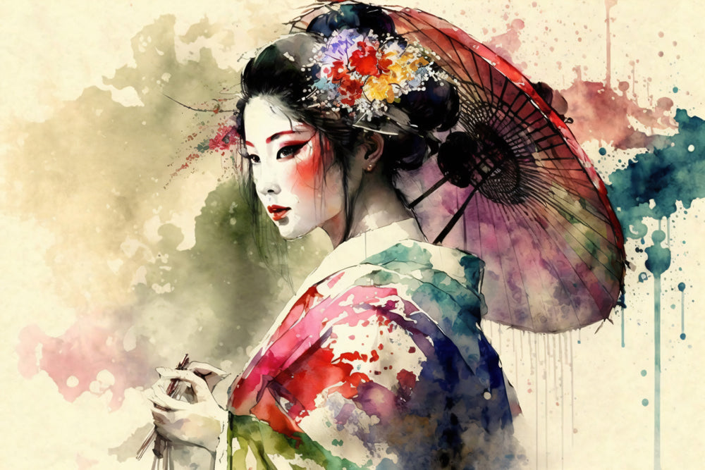 Impression sur toile Asia Splash