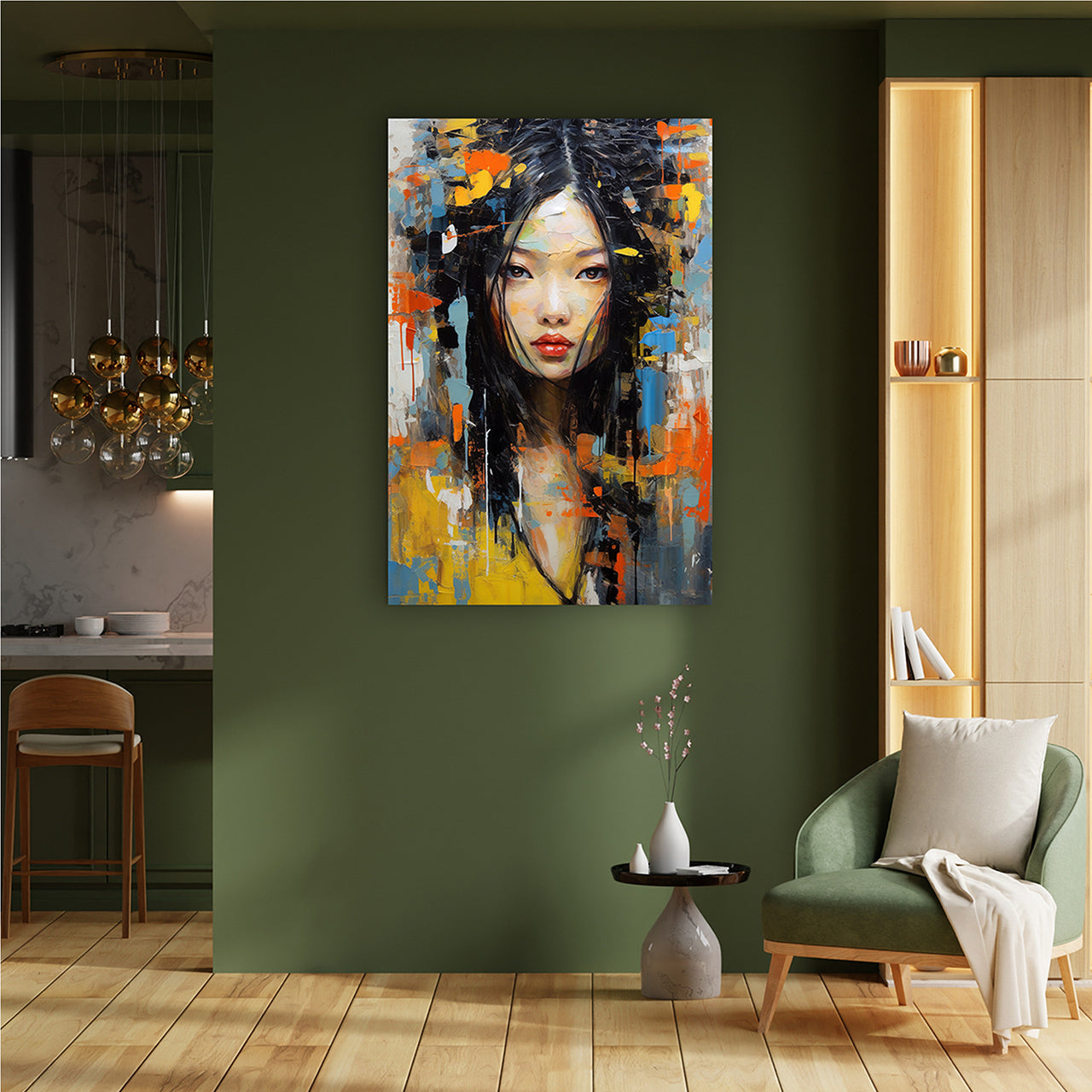 Canvas Print Asia Girl