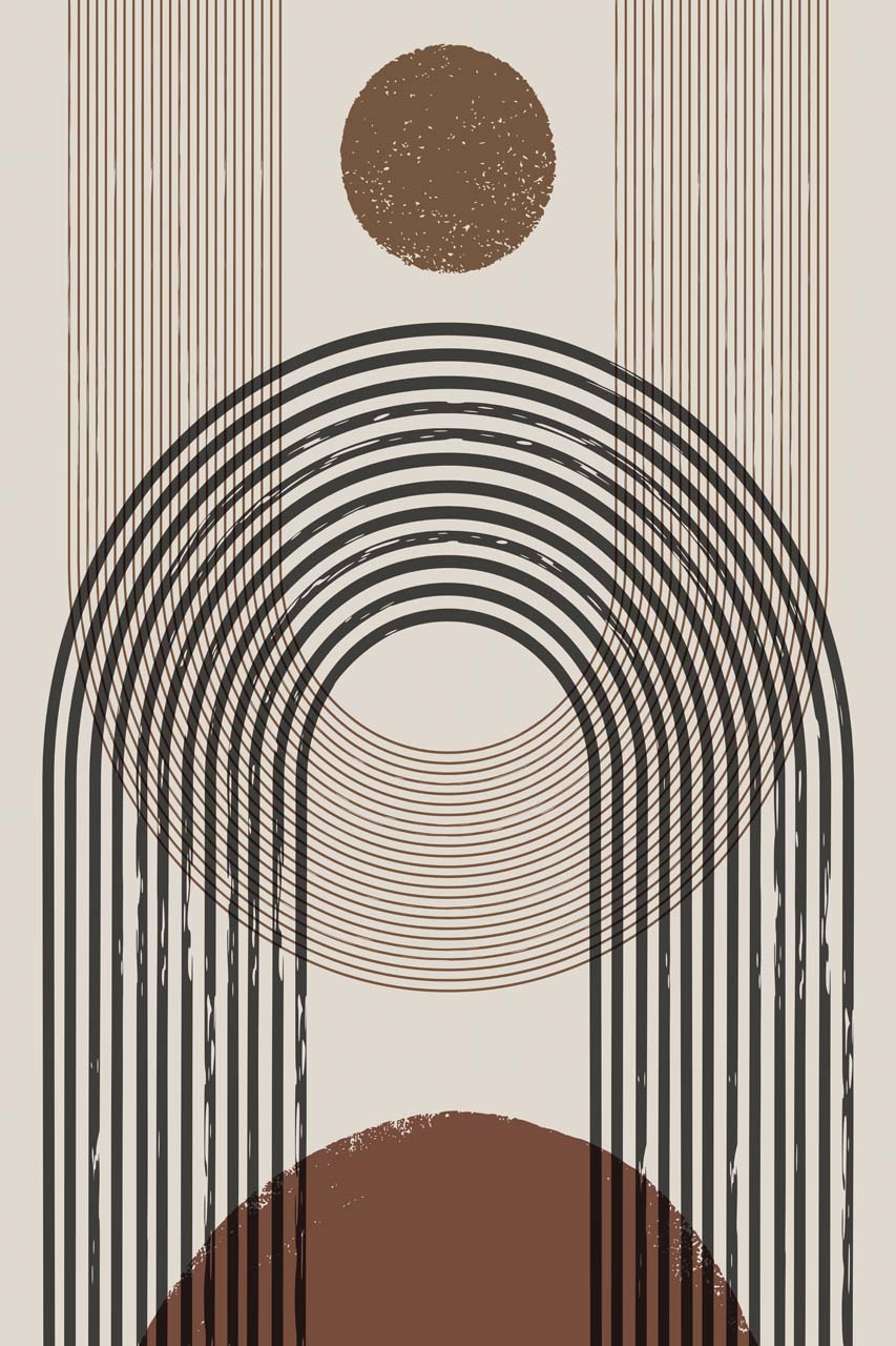 Canvas Print Nature Geometry