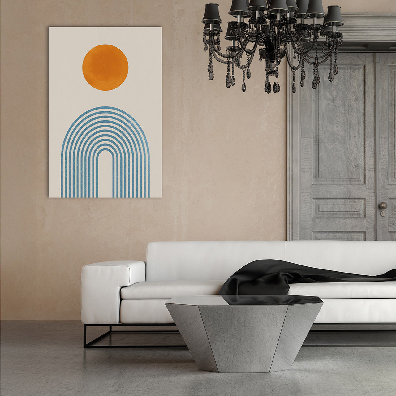 Canvas Print Orange Dot