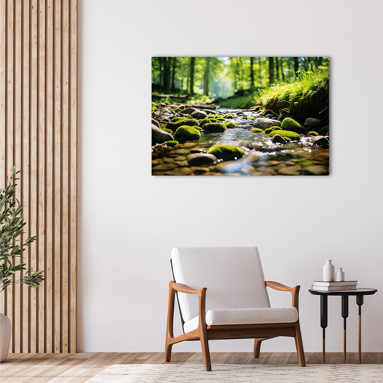 Canvas Print Waldbach