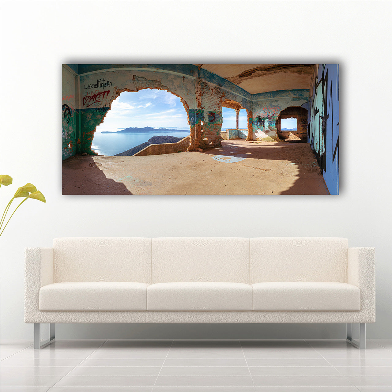 Canvas Print Lost Place am Meer