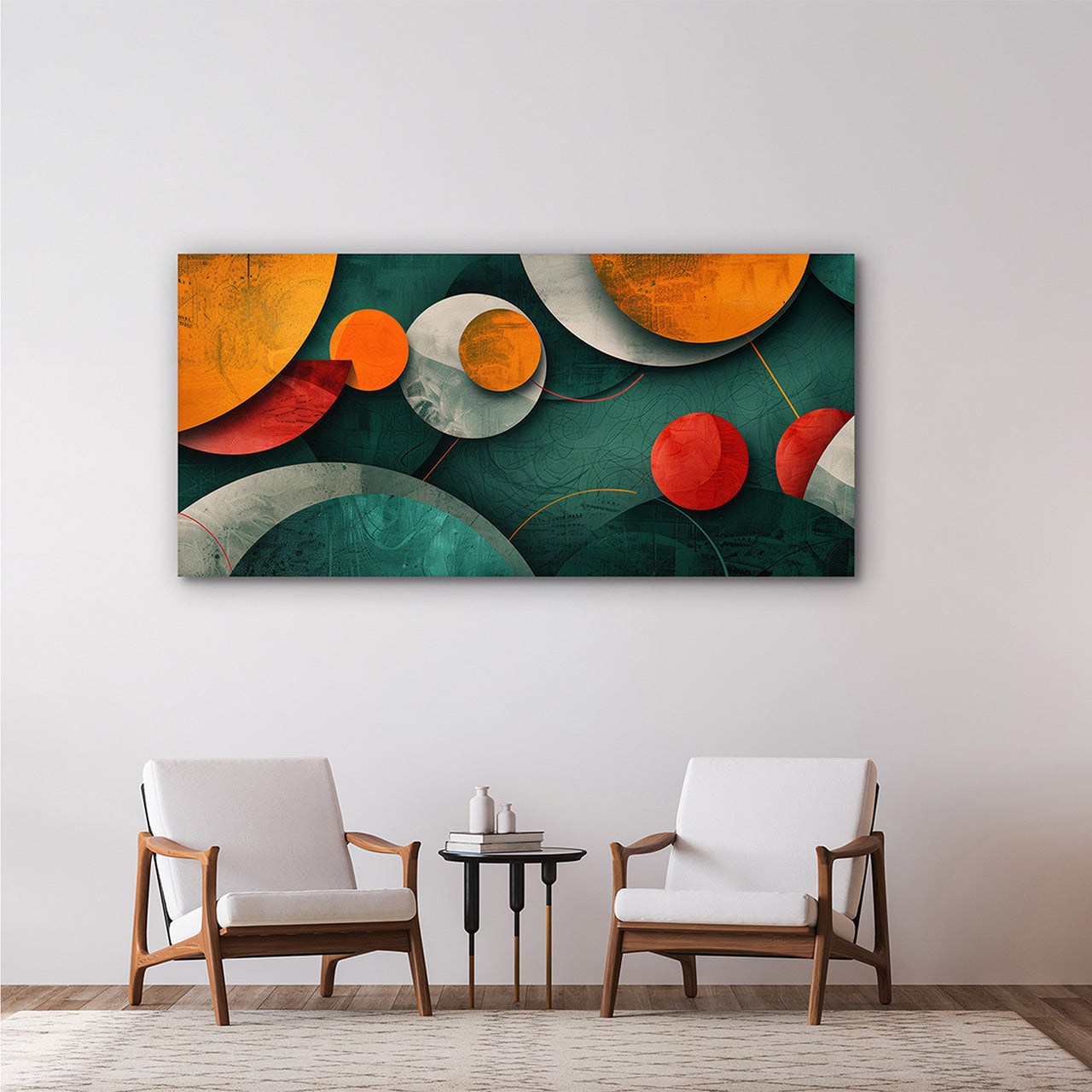 Canvas Print Autumn Geometry