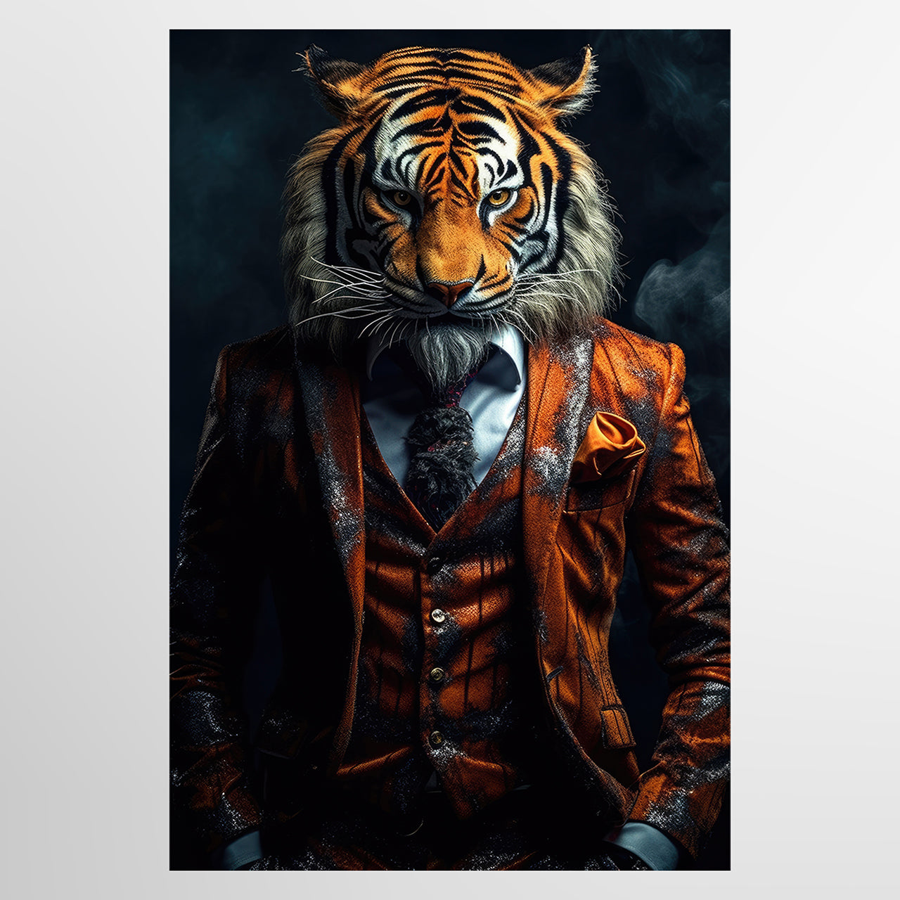 Canvas Print Stylish Tiger