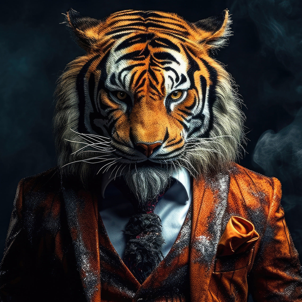 Canvas Print Stylish Tiger