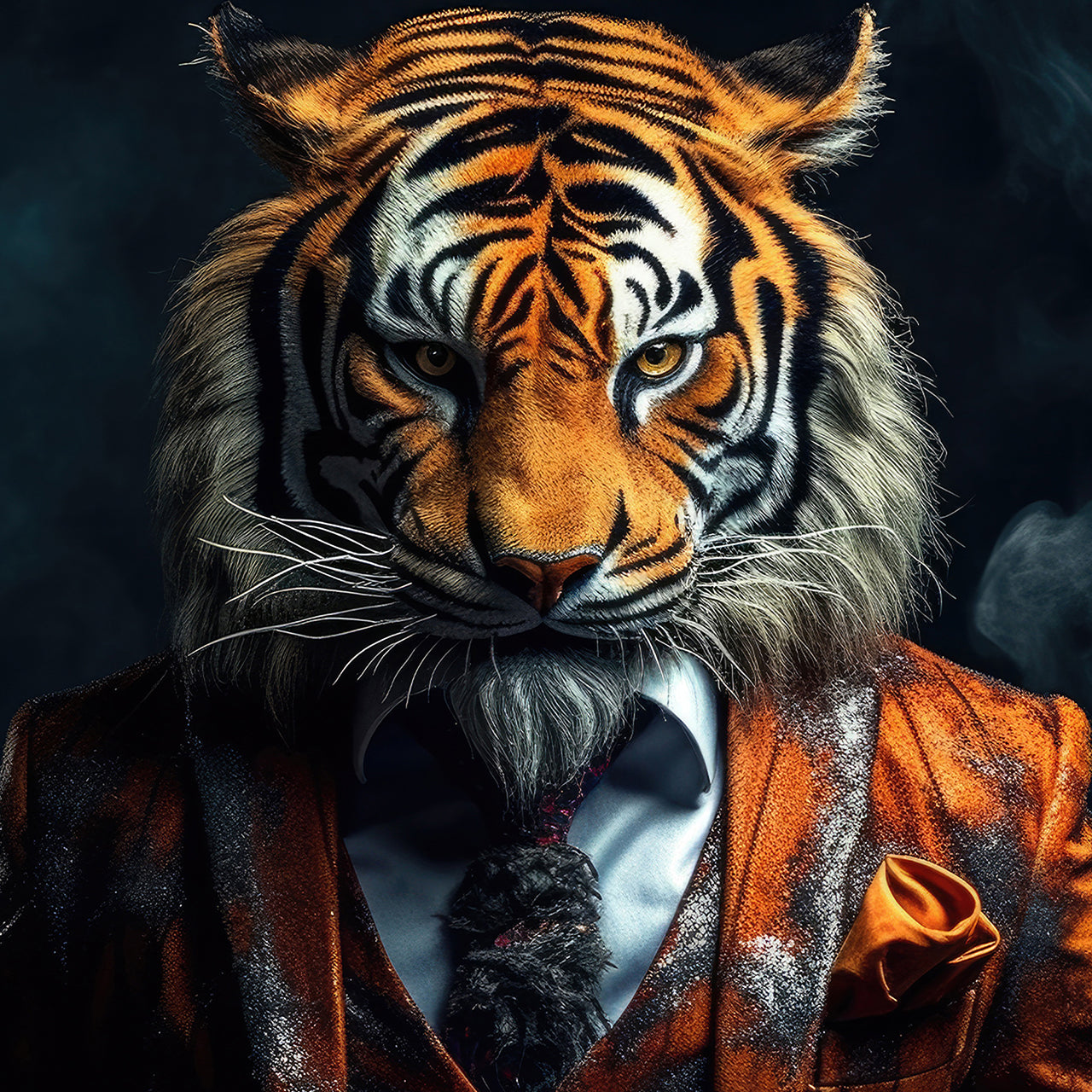Canvas Print Stylish Tiger