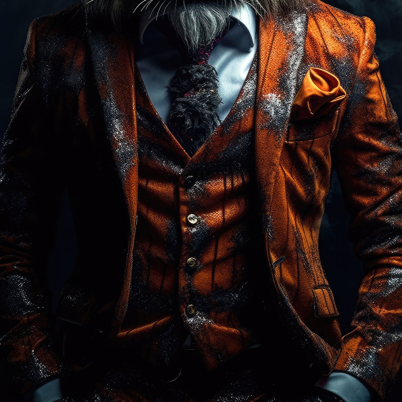 Canvas Print Stylish Tiger