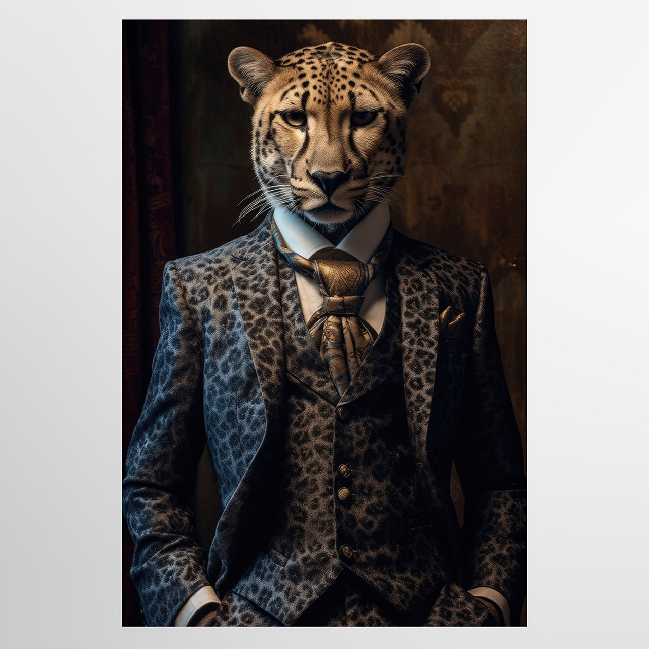 Canvas Print Stylish Cheetah