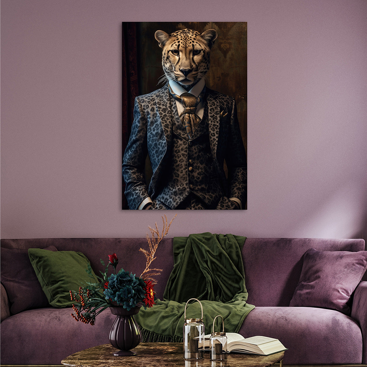 Canvas Print Stylish Cheetah