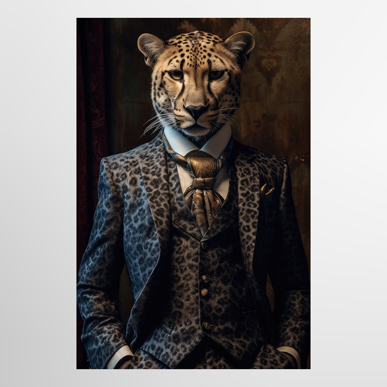 Canvas Print Stylish Cheetah