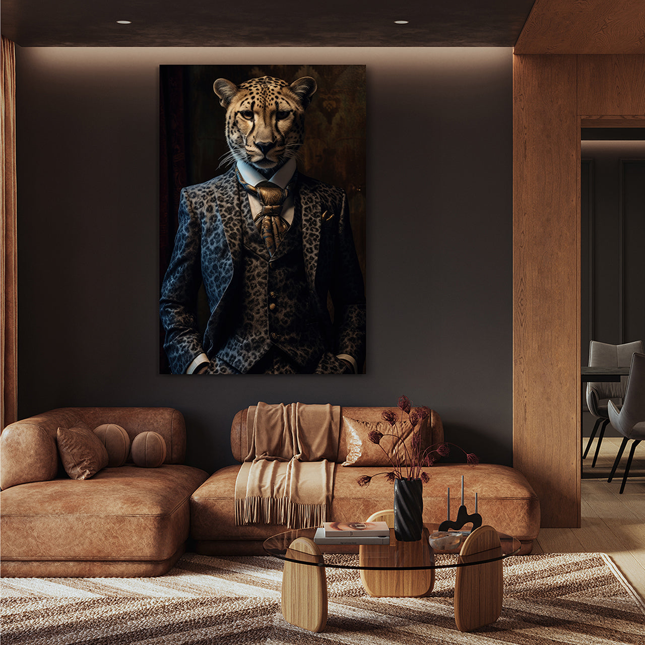 Canvas Print Stylish Cheetah