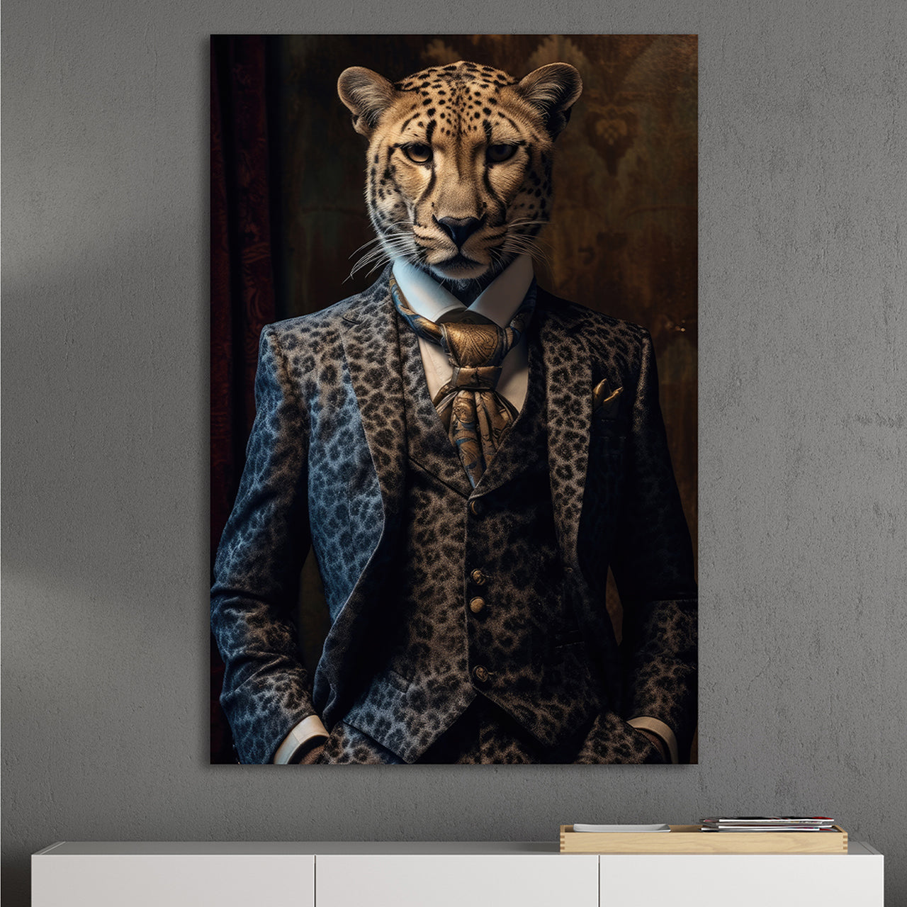 Canvas Print Stylish Cheetah