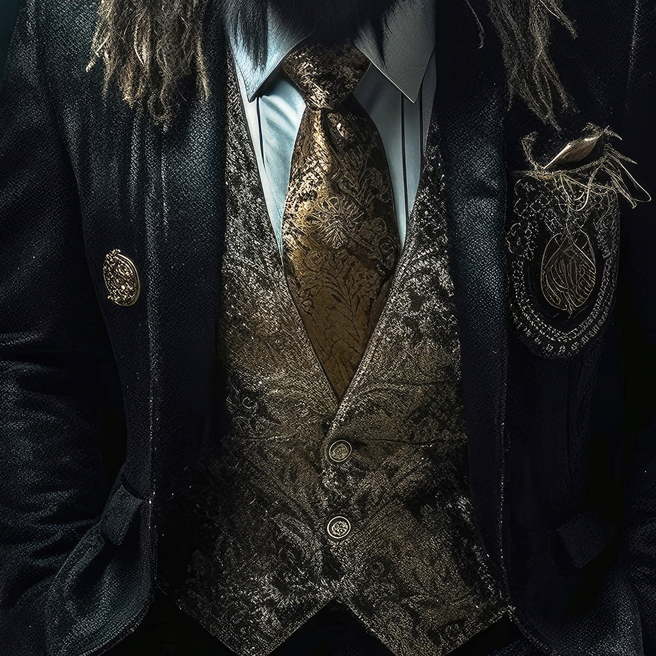 Canvas Print Stylish Mr. Bull