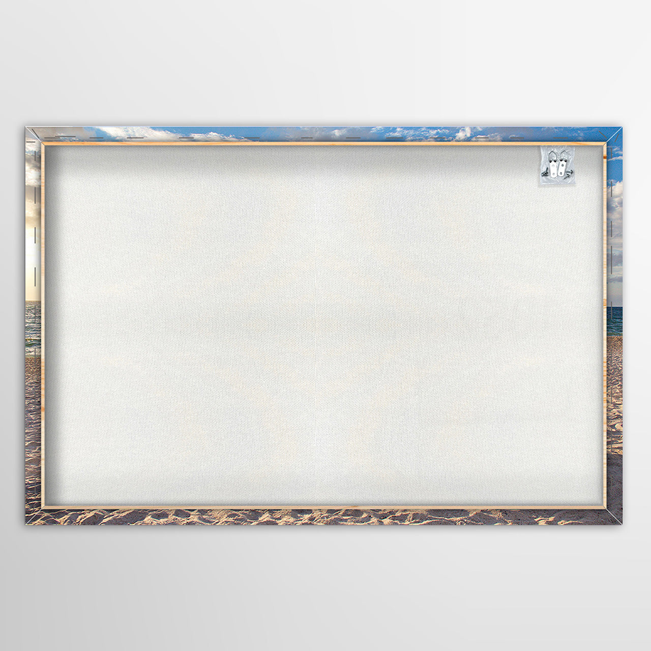 Canvas Print Strandkorb