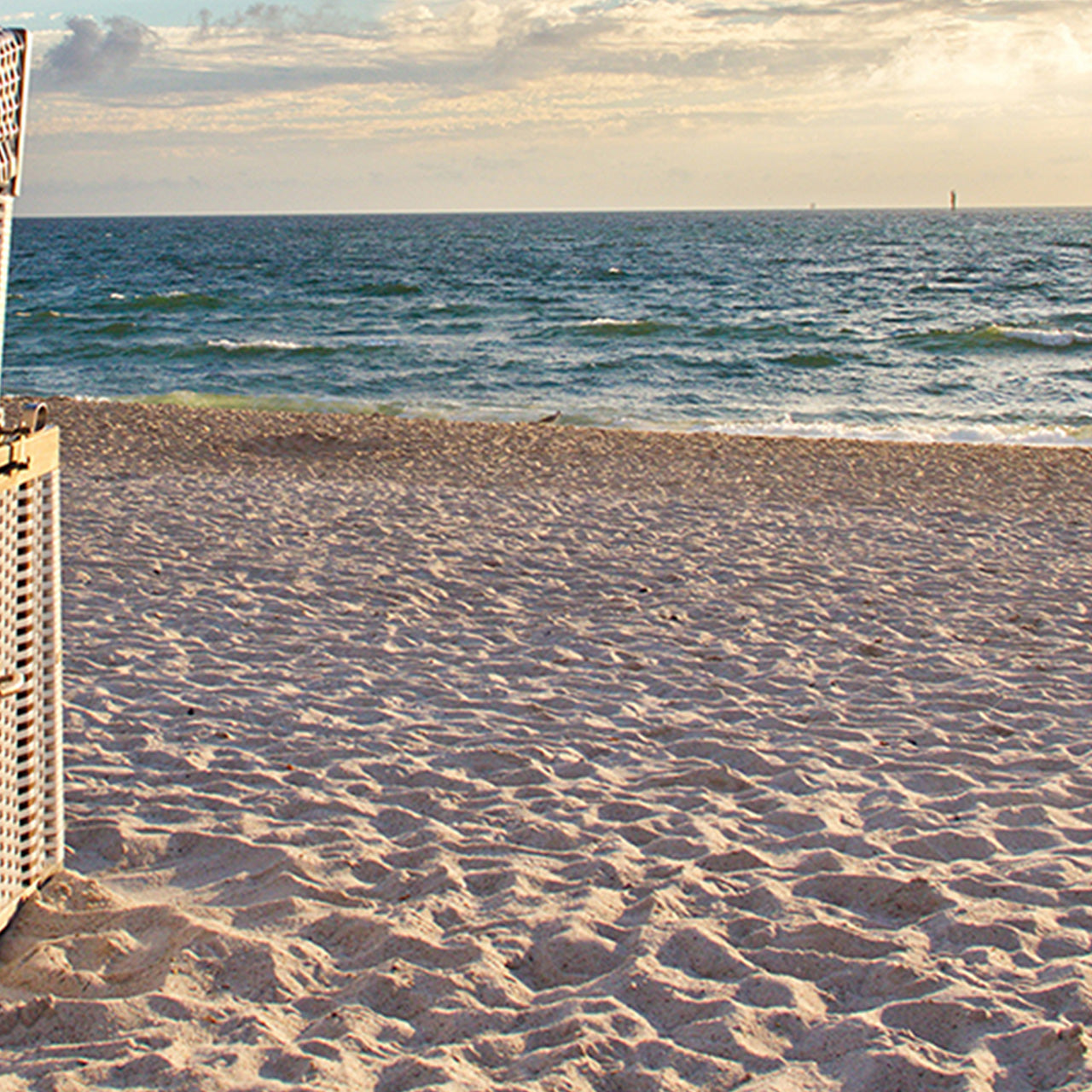 Canvas Print Strandkorb