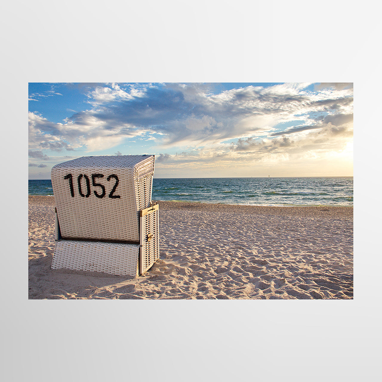 Canvas Print Strandkorb