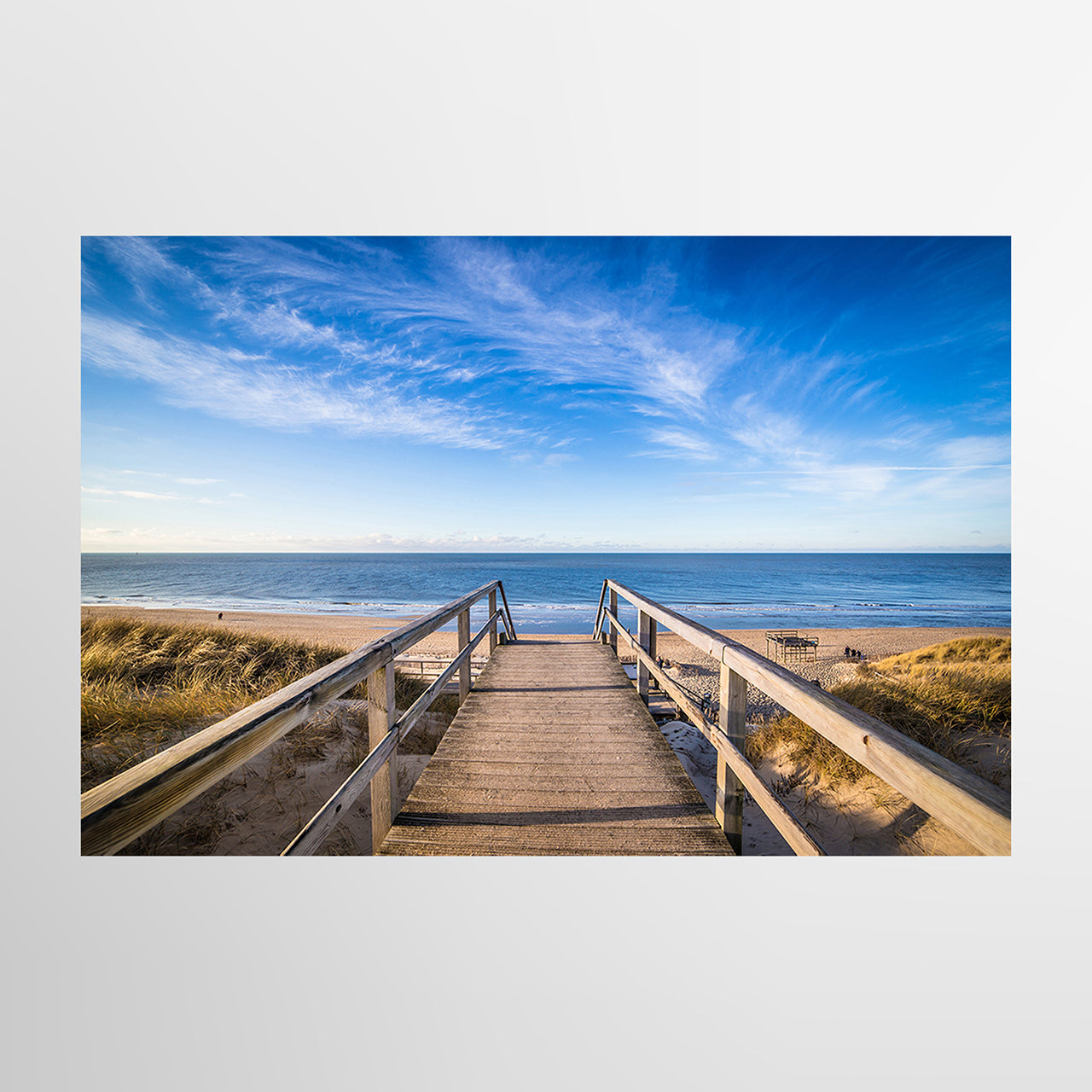 Canvas Print Weg zum Strand