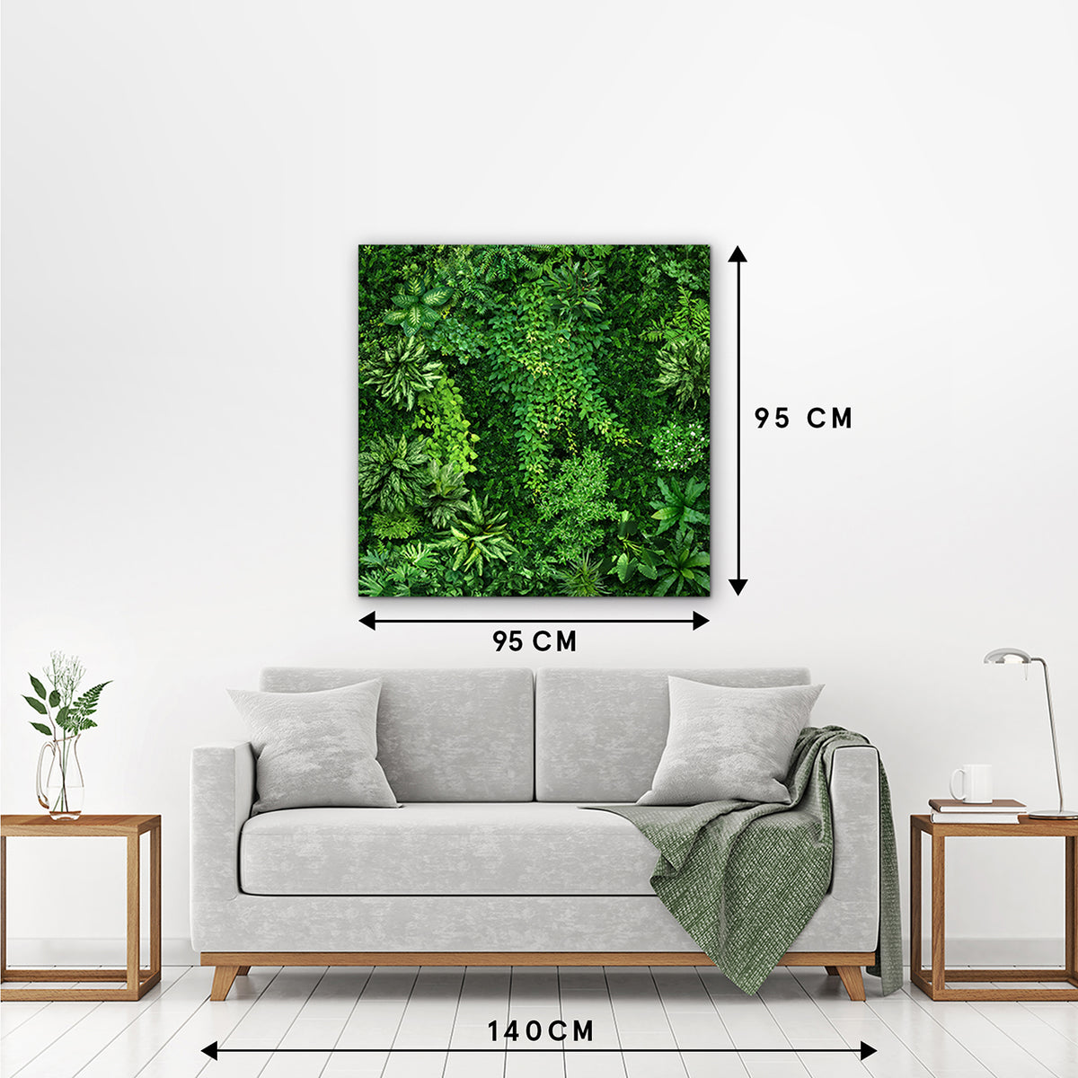 Canvas Print Blick ins Grüne