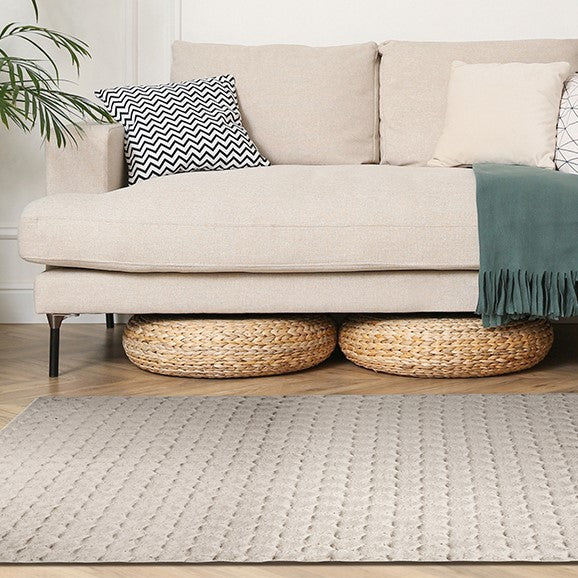 Tapis Fluffy Cube cappuccino