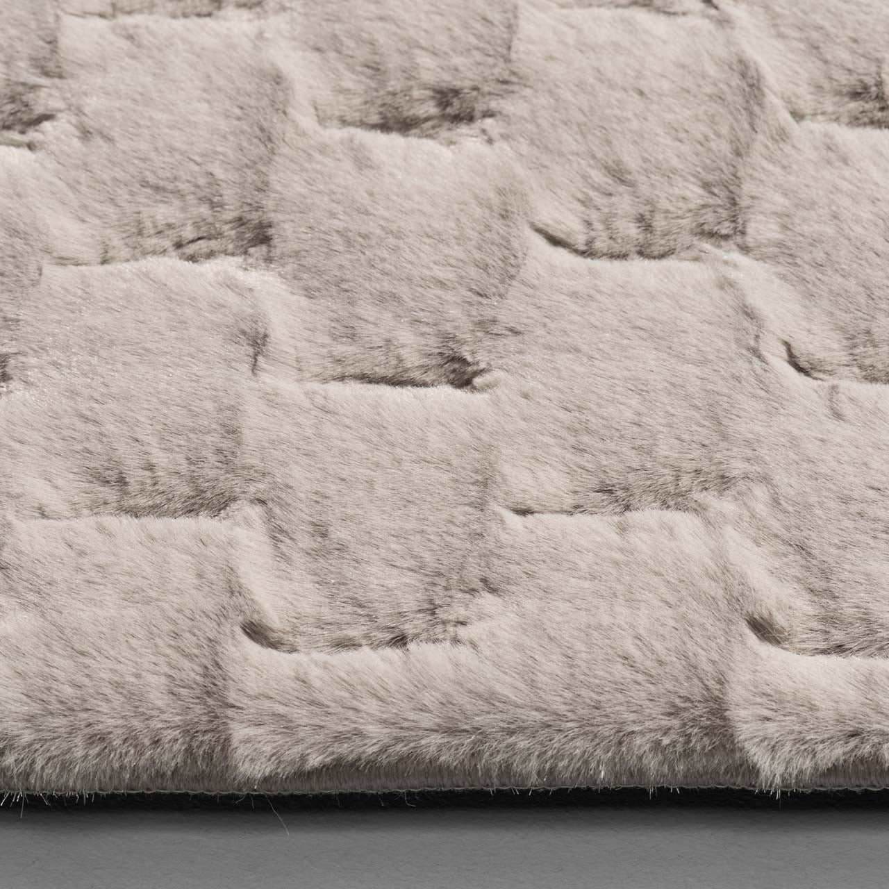 Tapis Fluffy Cube cappuccino