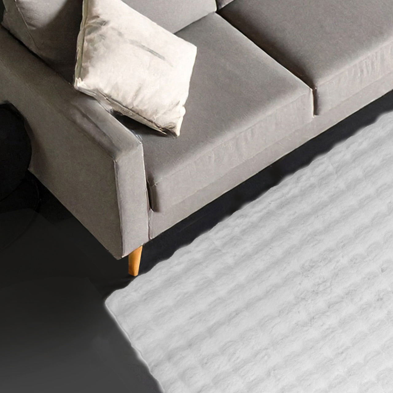 Tapis Bubble neige
