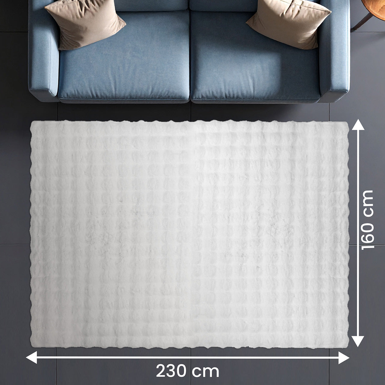 Tapis Bubble neige