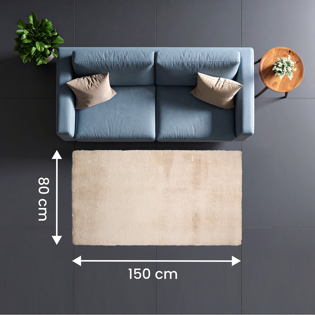 Tapis Soft Cloud crème