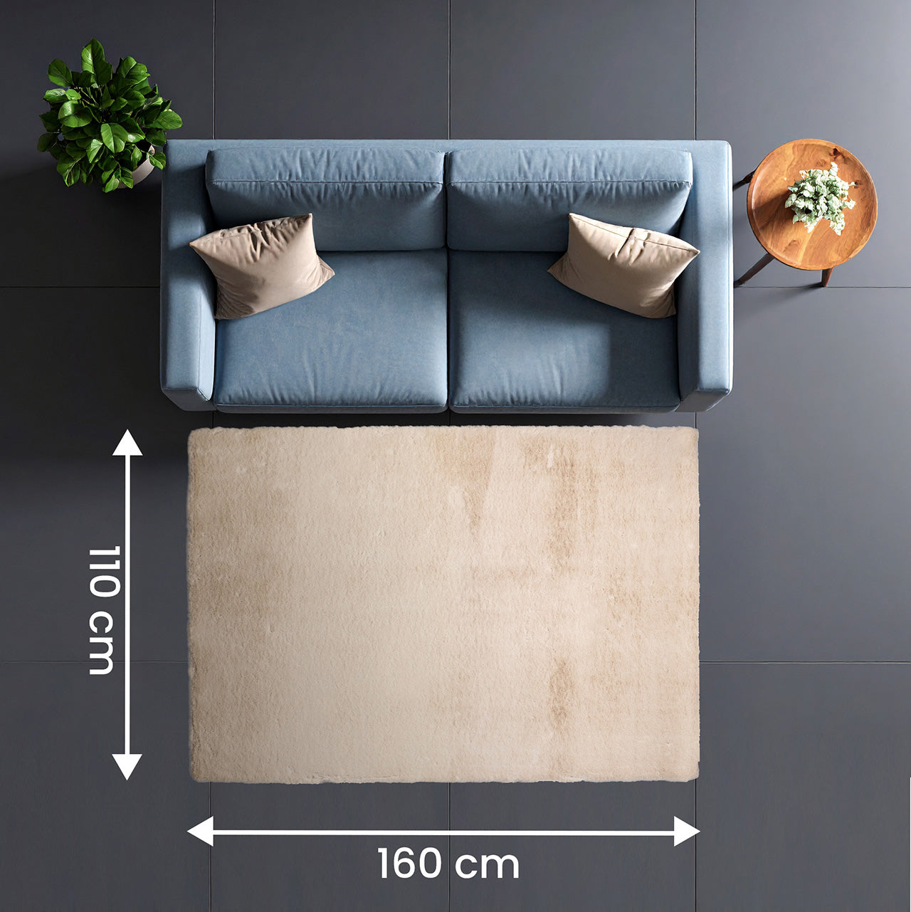 Tapis Soft Cloud crème