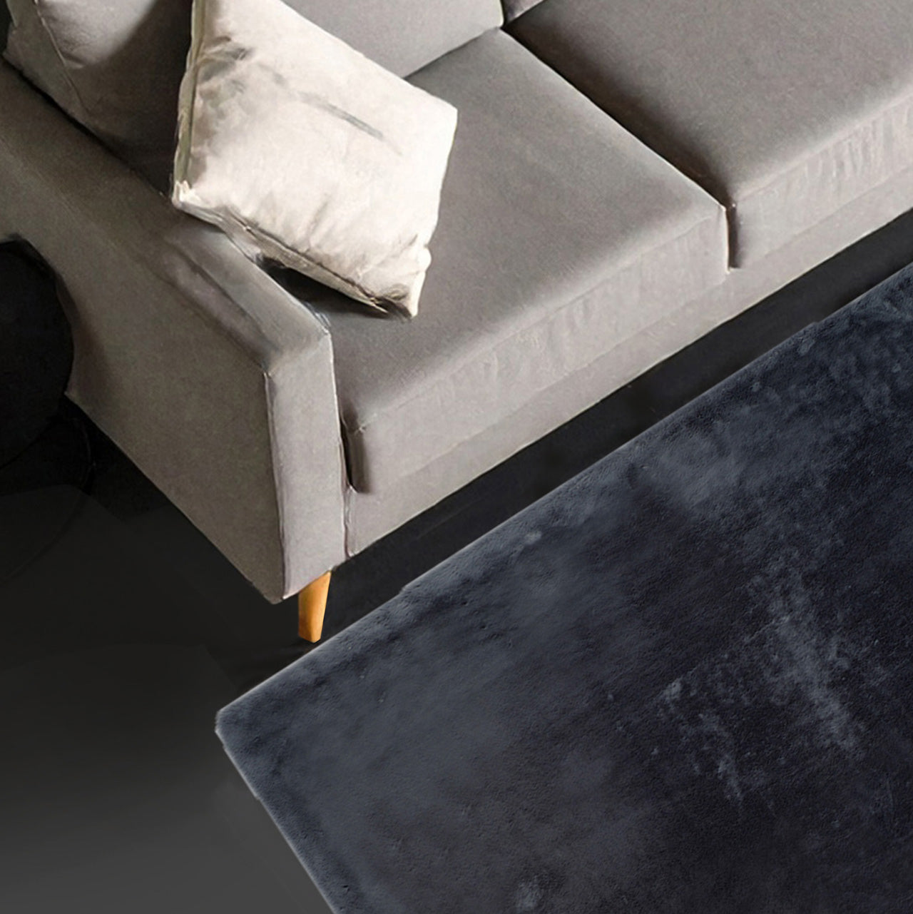 Tapis Soft Cloud graphite