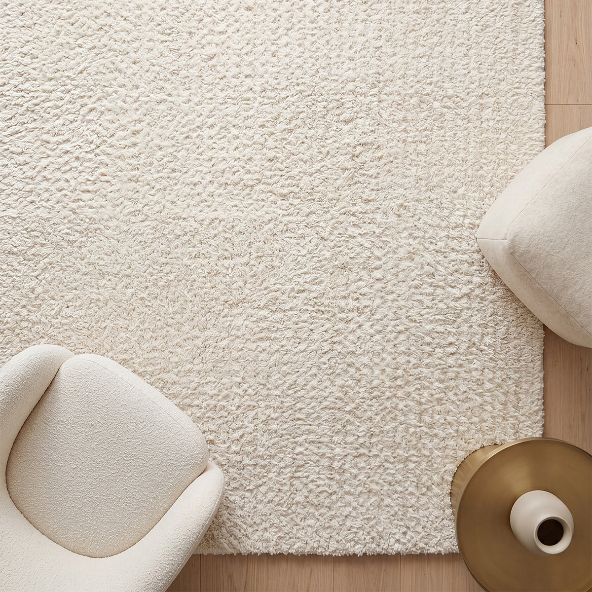 Teppich Rose cream