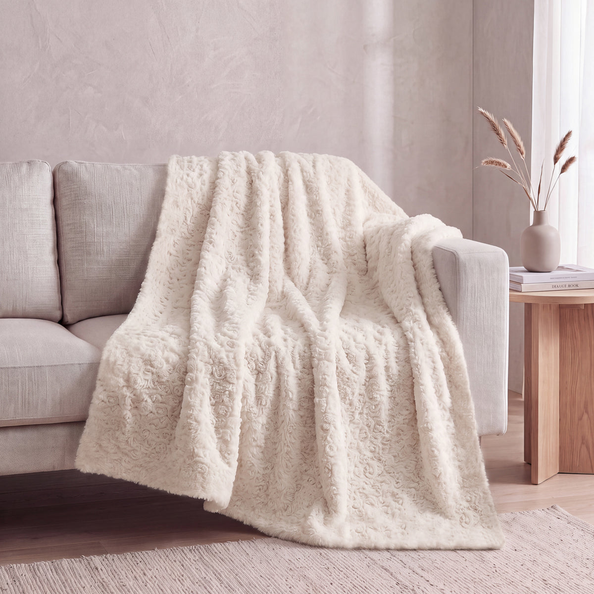 Decke  Rose cream