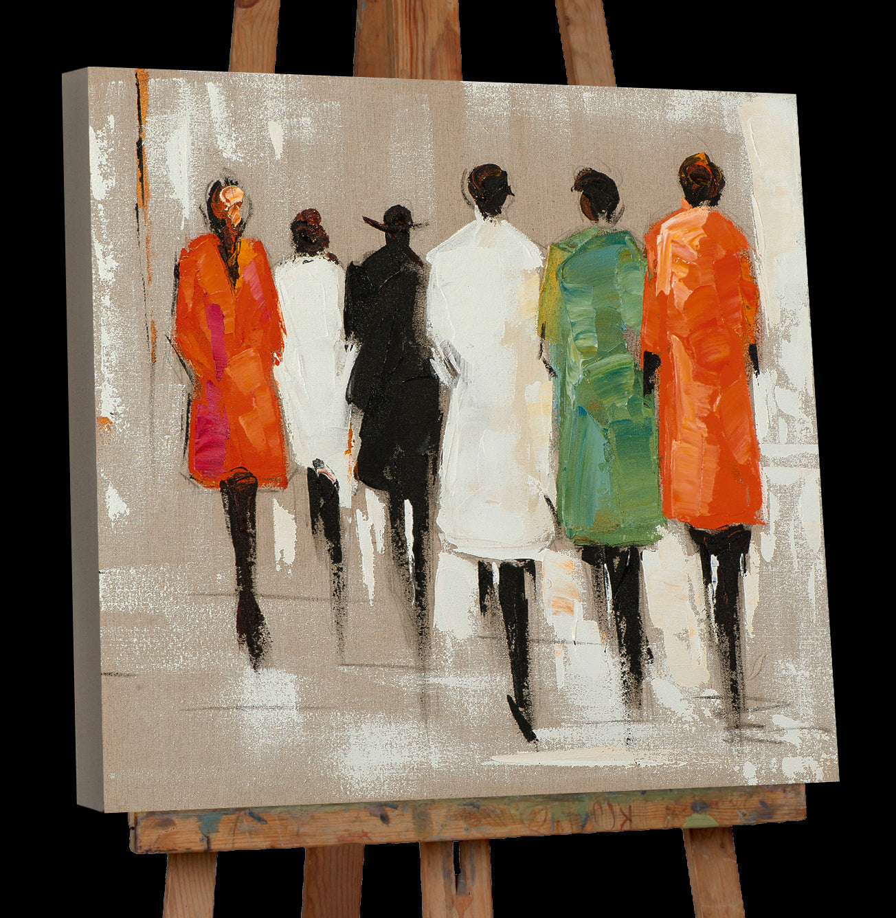 painting fashion show